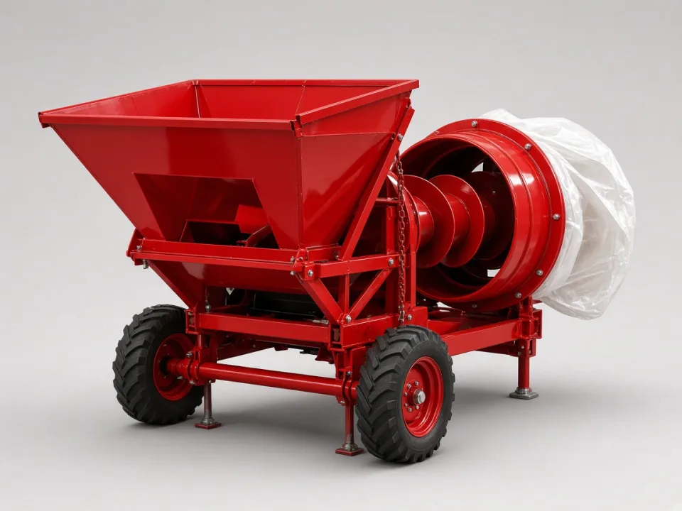 Grain baggers and bag unloaders