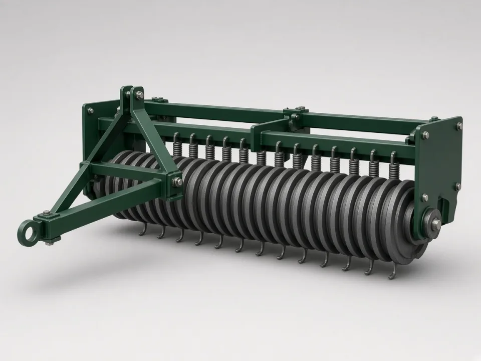 Roller harrows and cultipackers
