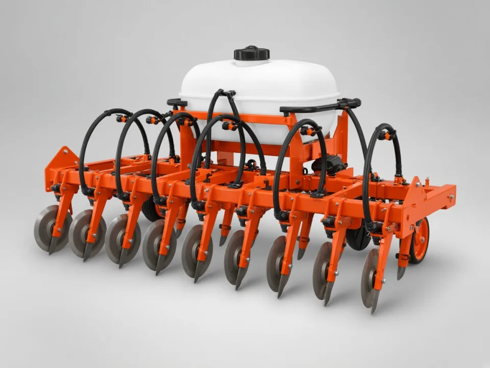 Liquid fertiliser injectors