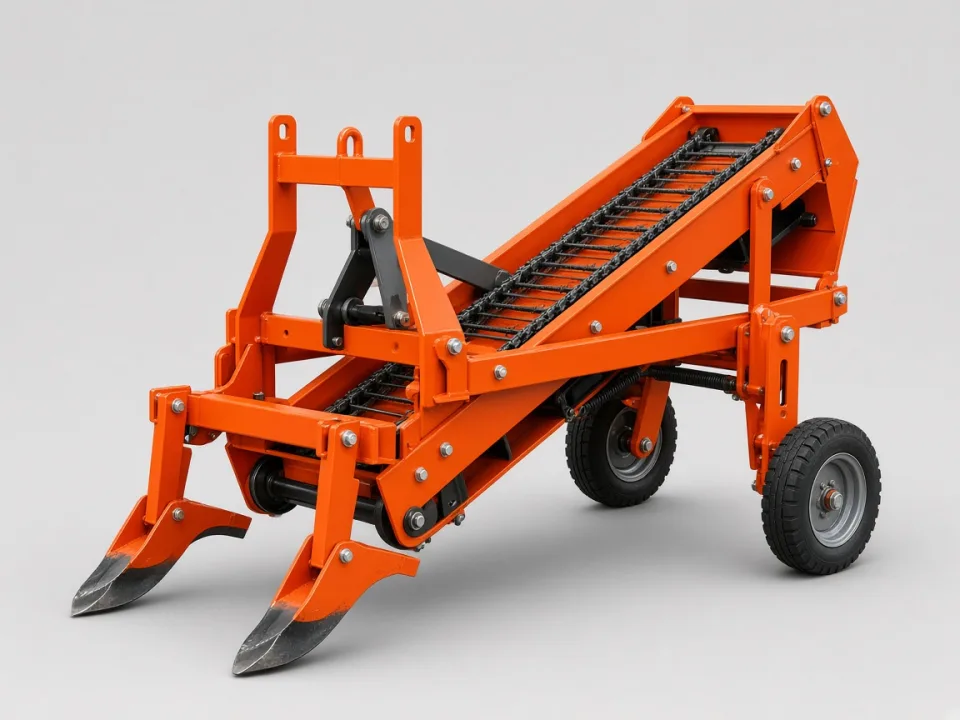 Groundnut (peanut) diggers and combines
