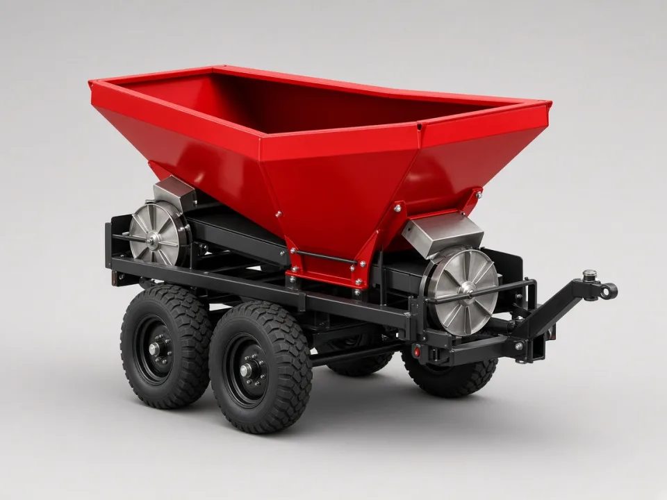 Dry bulk fertiliser spreaders (spin spreaders)