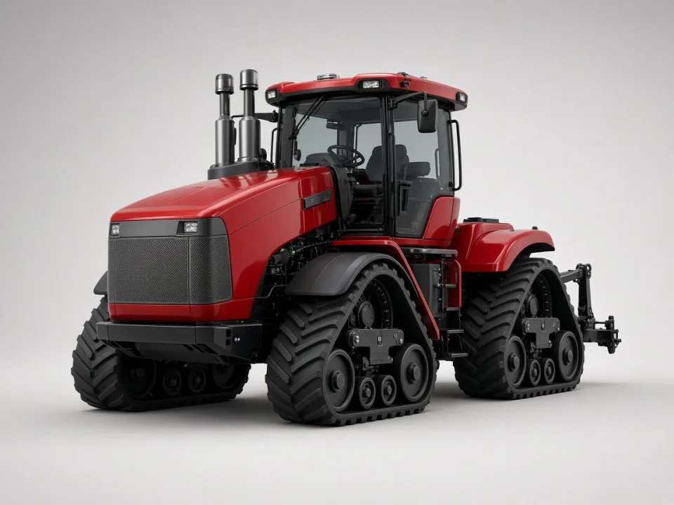 Rubber track tractors